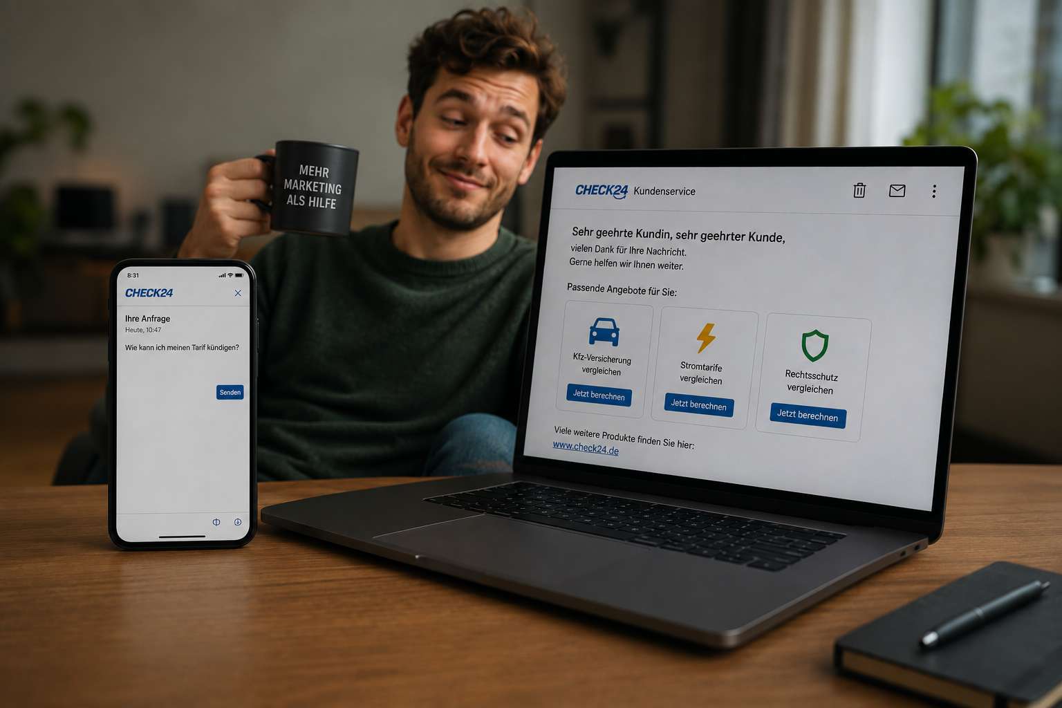 Erfahrungen mit check24.de