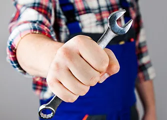 Hausmeister im Einsatz